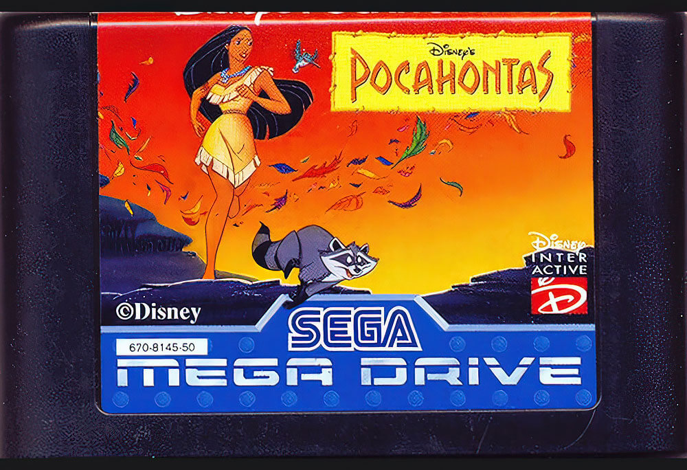 Лицензионный картридж Pocahontas для Sega Mega Drive